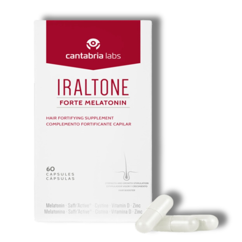 IRALTONE FORTE MELATONIN FOOD SUPPLEMENTS FOR HAIR, 60 capsules