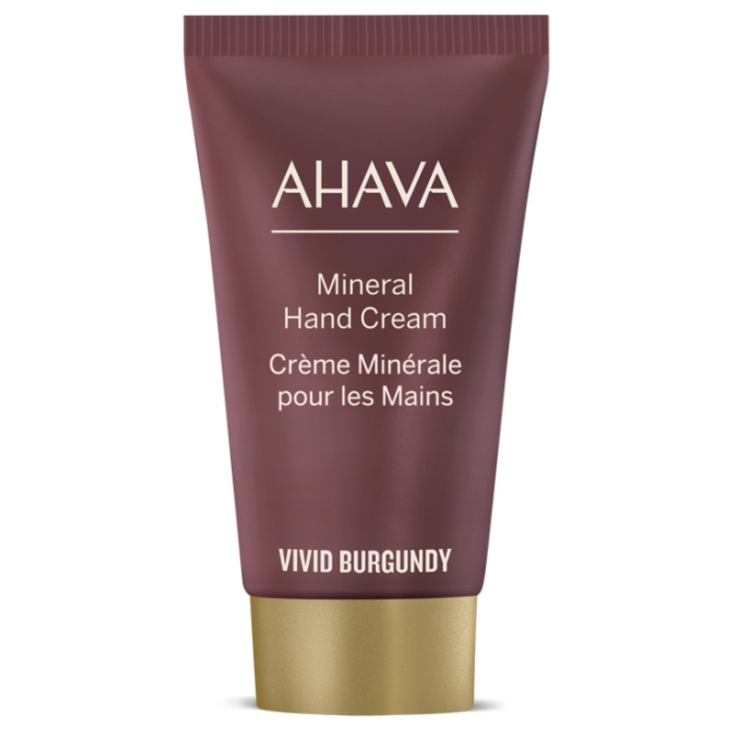 [33616067] AHAVA MINERAL VIVID BURGUNDY HAND CREAM, 40 ML