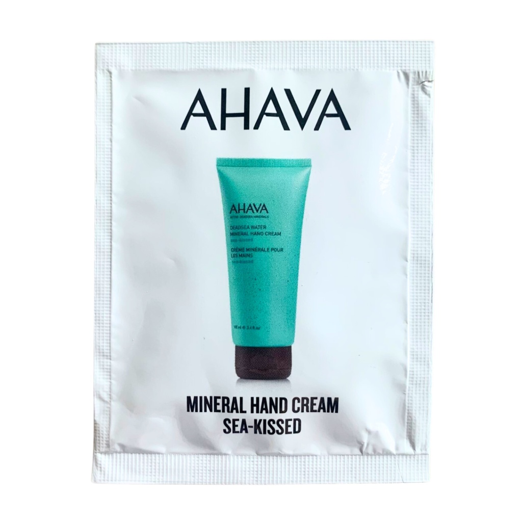 AHAVA DEADSEA WATER SEA-KISSED MINERAL HAND CREAM, 4 ML