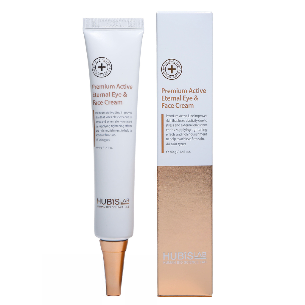 HUBISLAB PREMIUM ACTIVE EYE AND FACE CREAM, 40 G