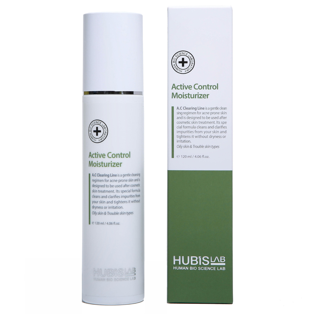 HUBISLAB ACTIVE CONTROL FACIAL MOISTURIZER, 120 ML