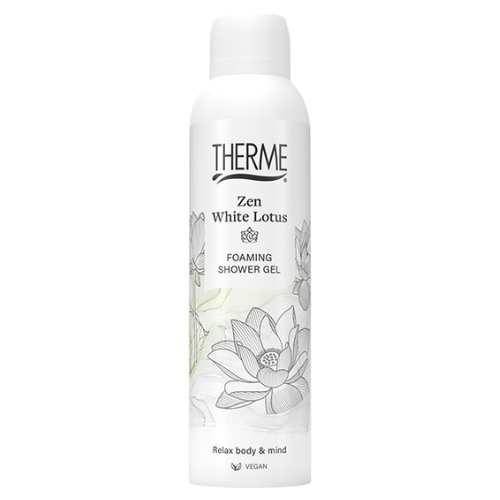 THERME ZEN WHITE LOTUS SHOWER FOAM, 200 ML