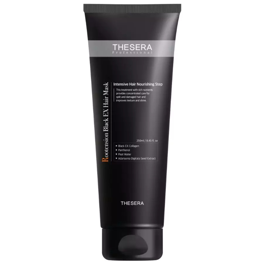 [721097] THESERA ROOTENSION BLACK EX HAIR MASK, 250 ML