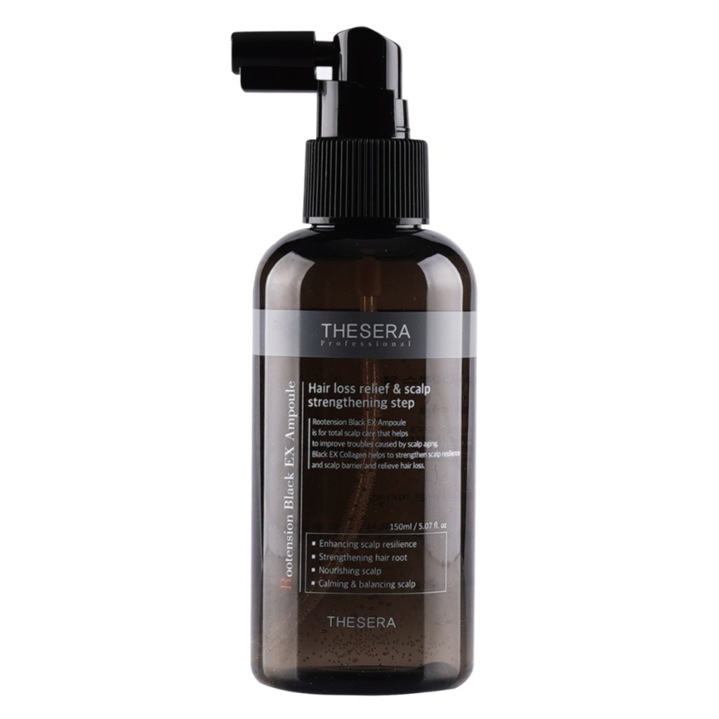 THESERA ŠAKNIJIMĄ LYGINANTIS BLACK EX PURŠKIAMASIS SERUMAS, 150 ML