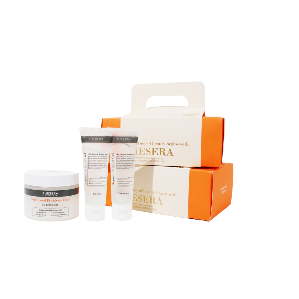 [721264] THESERA SET (MELTING THREAD EYE AND NECK CREAM, 100 ML + REPOSE BALANCE GEL 2X50 ML)