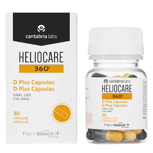 HELIOCARE 360 D PLUS FOOD SUPPLEMENTS, 30 CAPSULES