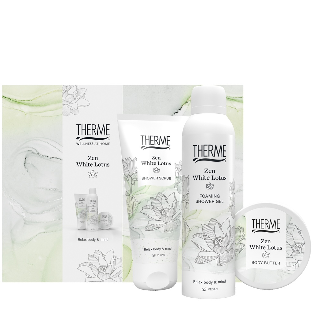 THERME ZEN WHITE LOTUS RELAXING BODY CARE SET
